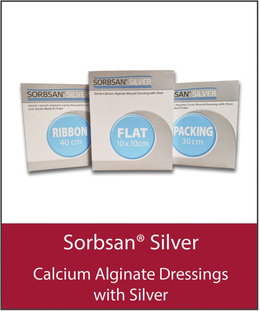 Sorbsan Silver Dressing range